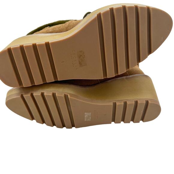 Anthropologie Cecelia NY Graham Sherling Wedge Boot 6 Brown NEW - Picture 10 of 13